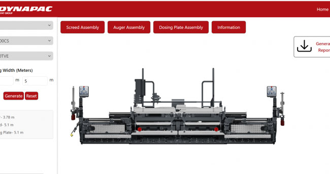 Now Available: Screed Configurator for Pavers